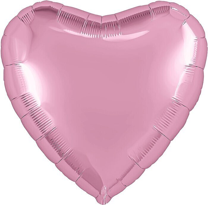 Набор шаров с клапаном (9''/23 см) Мини-сердце, Фламинго, 5 шт. в уп. , 756027
